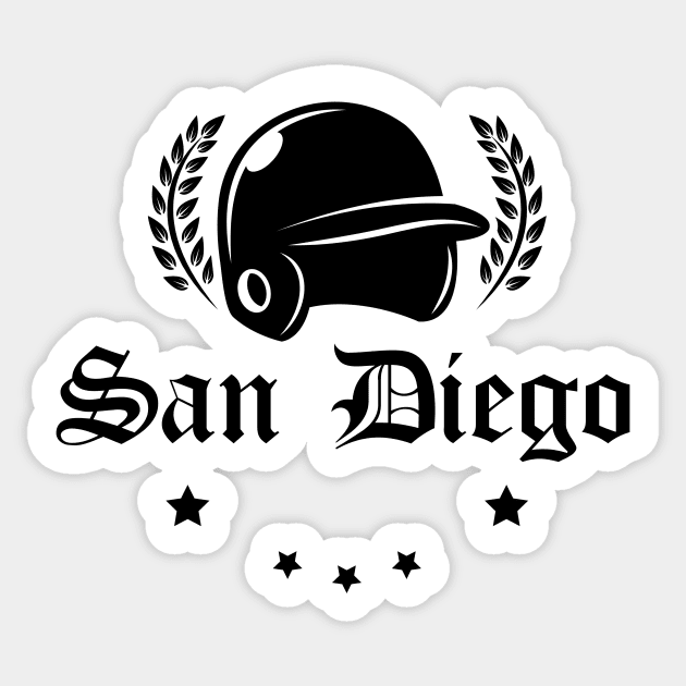 San Diego Baseball Gift Sticker by François Belchior